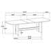 Kailani Extension Dining Table - LATIN HOME FURNITURE - (POMONA,CA)