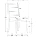 Elodie Dining Side Chair - LATIN HOME FURNITURE - (POMONA,CA)