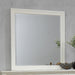 Sandy Beach Rectangular Dresser Mirror Cream White image