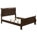 Louis Philippe Sleigh Panel Bed - LATIN HOME FURNITURE - (POMONA,CA)
