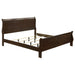 Louis Philippe Sleigh Panel Bed - LATIN HOME FURNITURE - (POMONA,CA)