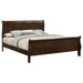 Louis Philippe Sleigh Panel Bed - LATIN HOME FURNITURE - (POMONA,CA)