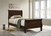 Louis Philippe Sleigh Panel Bed - LATIN HOME FURNITURE - (POMONA,CA)