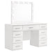Felicity Makeup Vanity Table with LED Mirror - LATIN HOME FURNITURE - (POMONA,CA)