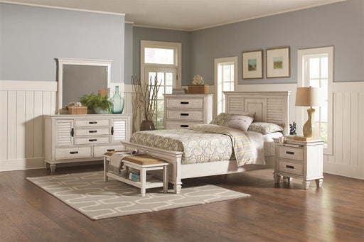 Franco Storage Platform Bedroom Set - LATIN HOME FURNITURE - (POMONA,CA)