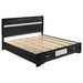 Miranda Eastern King 2-drawer Storage Bed Black image