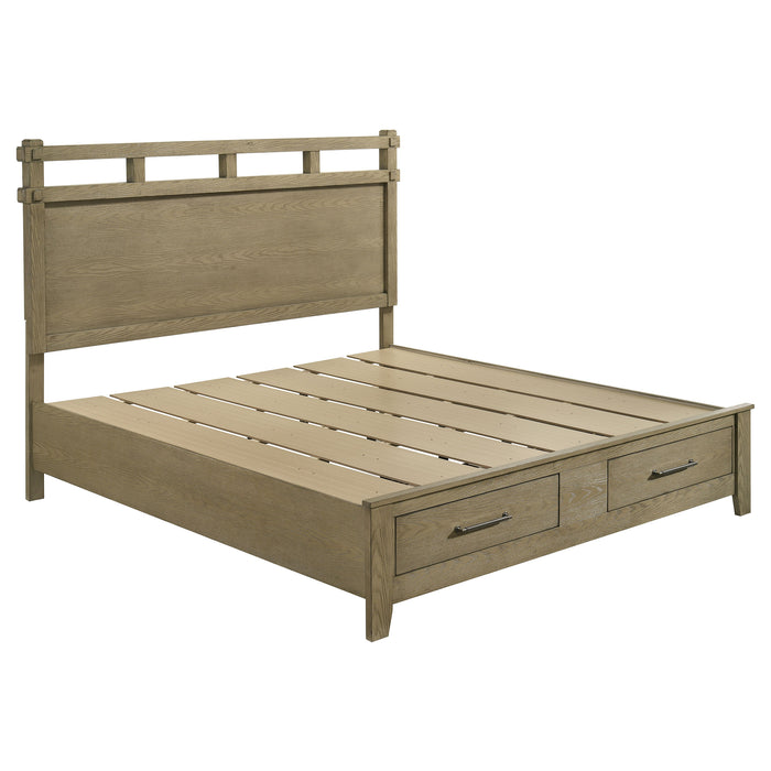 Hazlewood Panel Platform Storage Bed