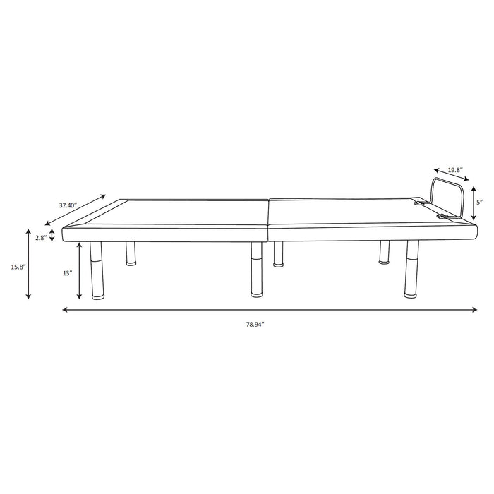 Negan Adjustable Bed Base - LATIN HOME FURNITURE - (POMONA,CA)