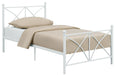 Hart Twin Platform Bed White image