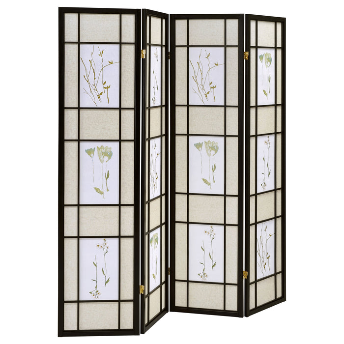 Catabella Four-Panel Room Divider - LATIN HOME FURNITURE - (POMONA,CA)