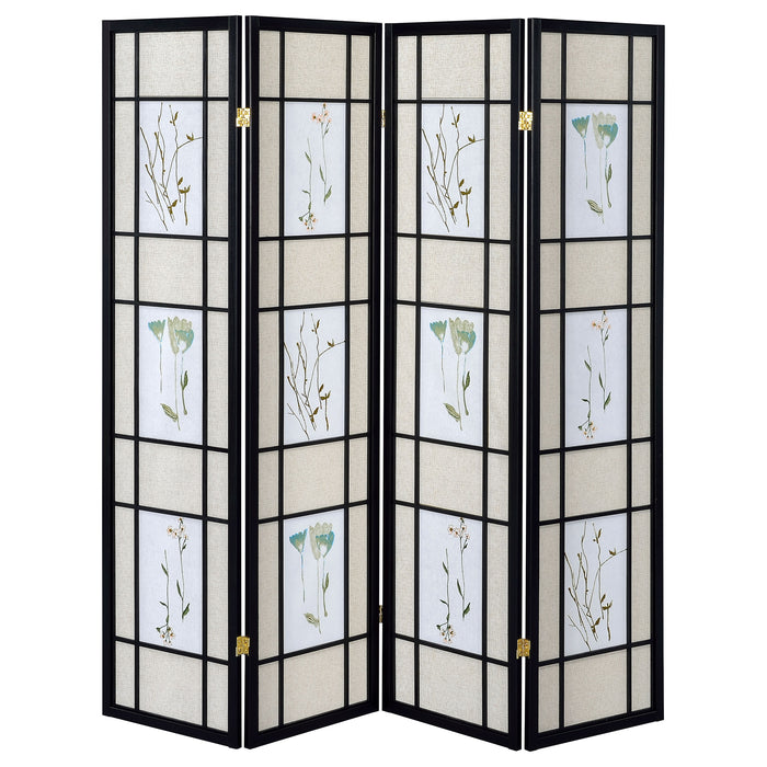 Catabella Four-Panel Room Divider - LATIN HOME FURNITURE - (POMONA,CA)