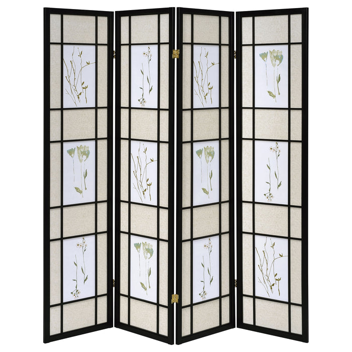 Catabella Four-Panel Room Divider - LATIN HOME FURNITURE - (POMONA,CA)