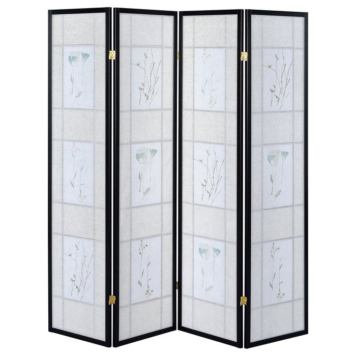 Catabella Four-Panel Room Divider - LATIN HOME FURNITURE - (POMONA,CA)