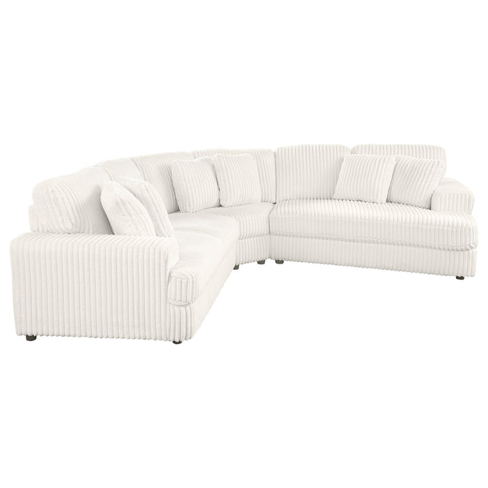 Emberson Upholstered Modular Sectional Sofa Ivory