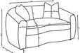 Isabella Sofa Set - LATIN HOME FURNITURE - (POMONA,CA)