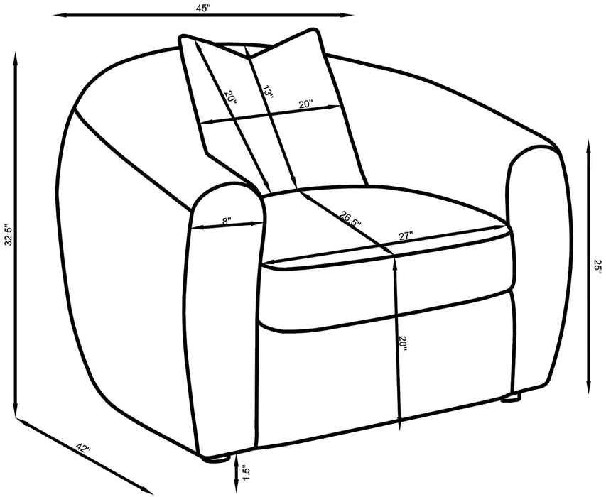 Isabella Sofa Set - LATIN HOME FURNITURE - (POMONA,CA)