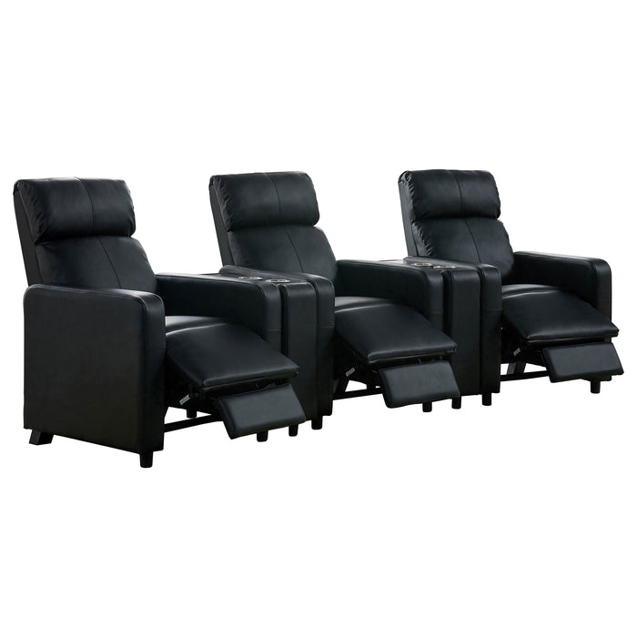 Toohey Home Theater Seating - LATIN HOME FURNITURE - (POMONA,CA)