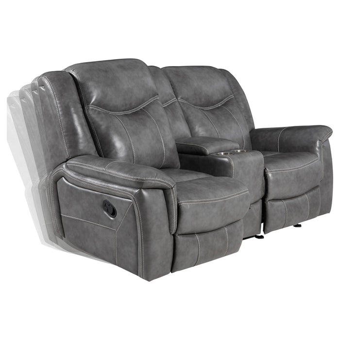 Conrad Reclining Glider Loveseat - LATIN HOME FURNITURE - (POMONA,CA)