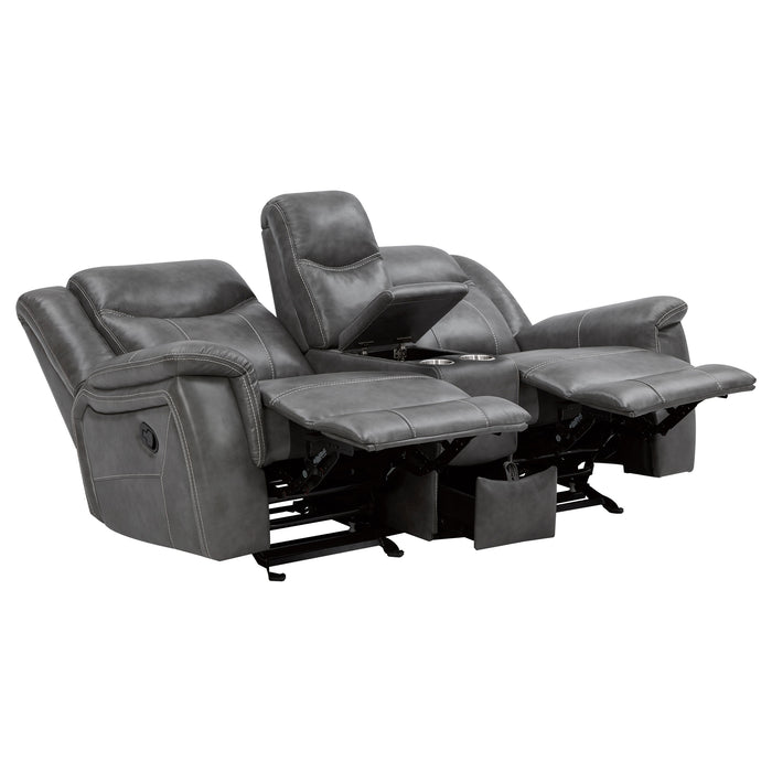 Conrad Reclining Glider Loveseat - LATIN HOME FURNITURE - (POMONA,CA)
