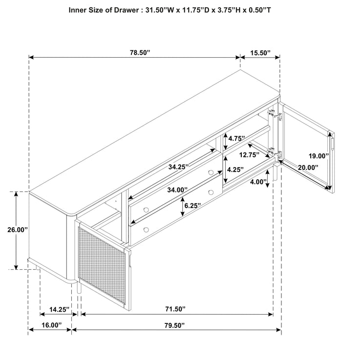 Arini TV Stand - LATIN HOME FURNITURE - (POMONA,CA)