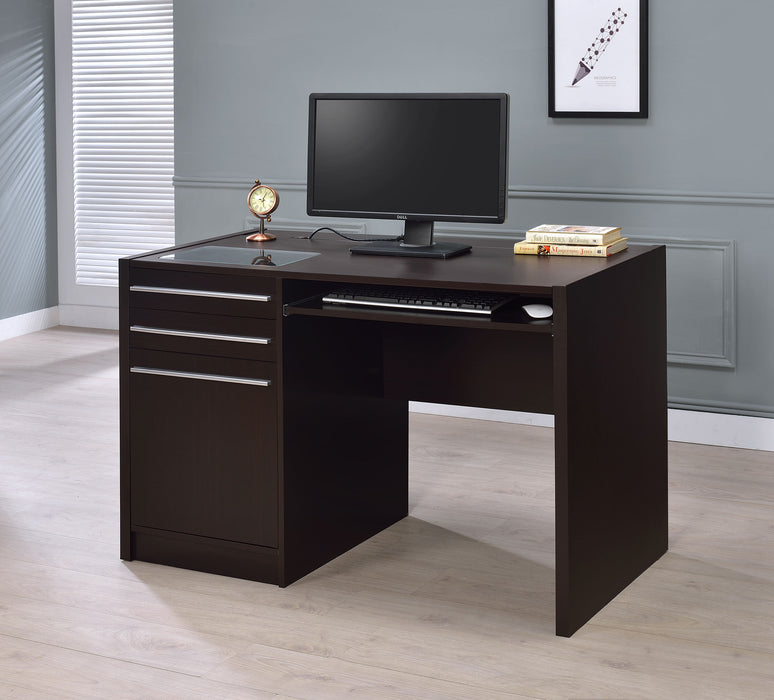 Halston Computer Desk - LATIN HOME FURNITURE - (POMONA,CA)