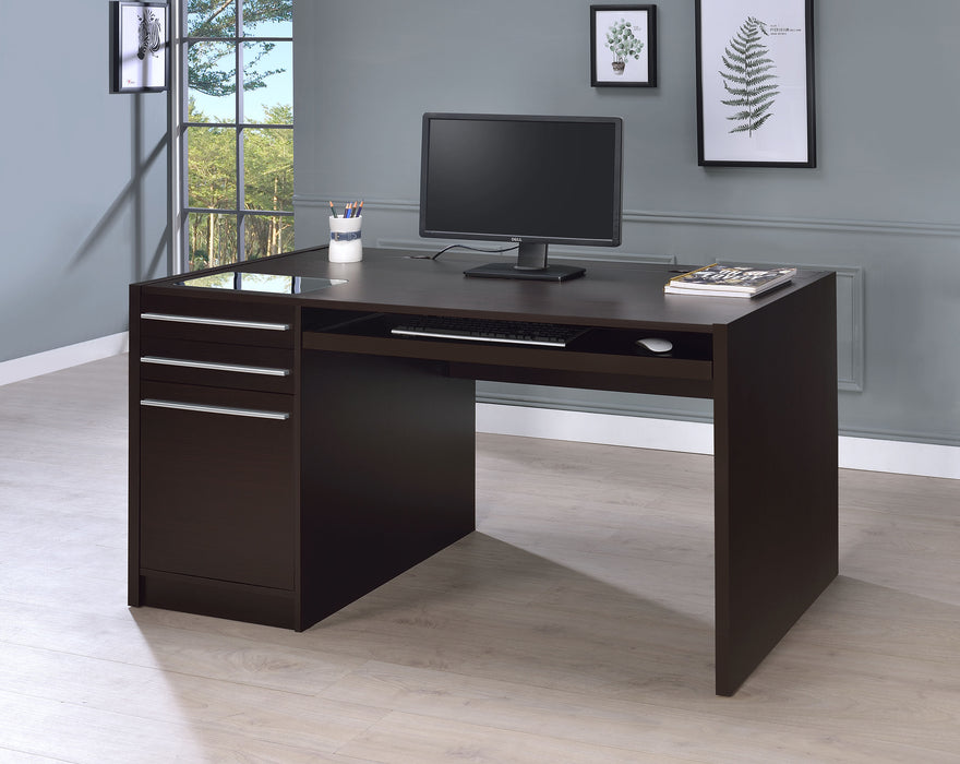 Halston Computer Desk - LATIN HOME FURNITURE - (POMONA,CA)