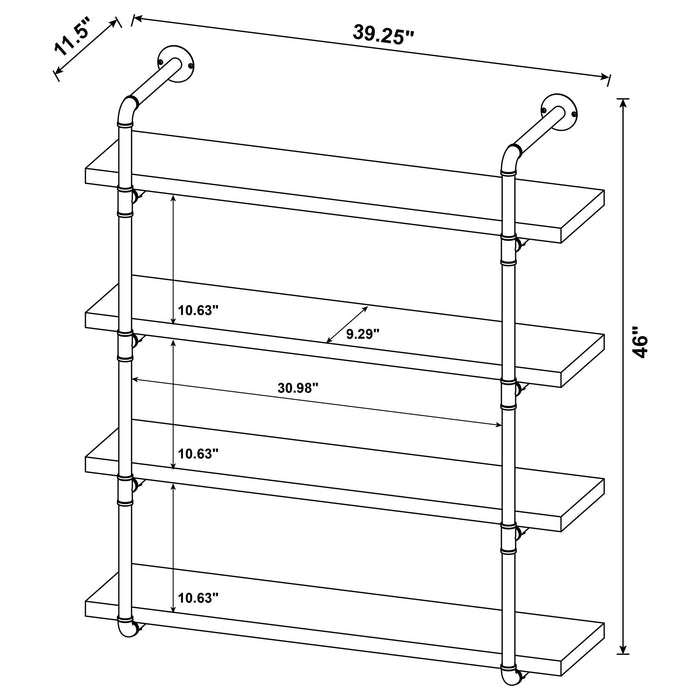 Elmcrest Wall Shelf - LATIN HOME FURNITURE - (POMONA,CA)