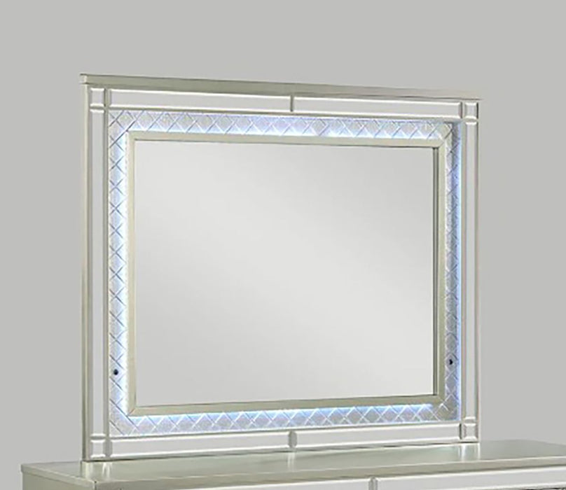 Crown Mark Furniture Cristian Dresser Mirror in Beige image