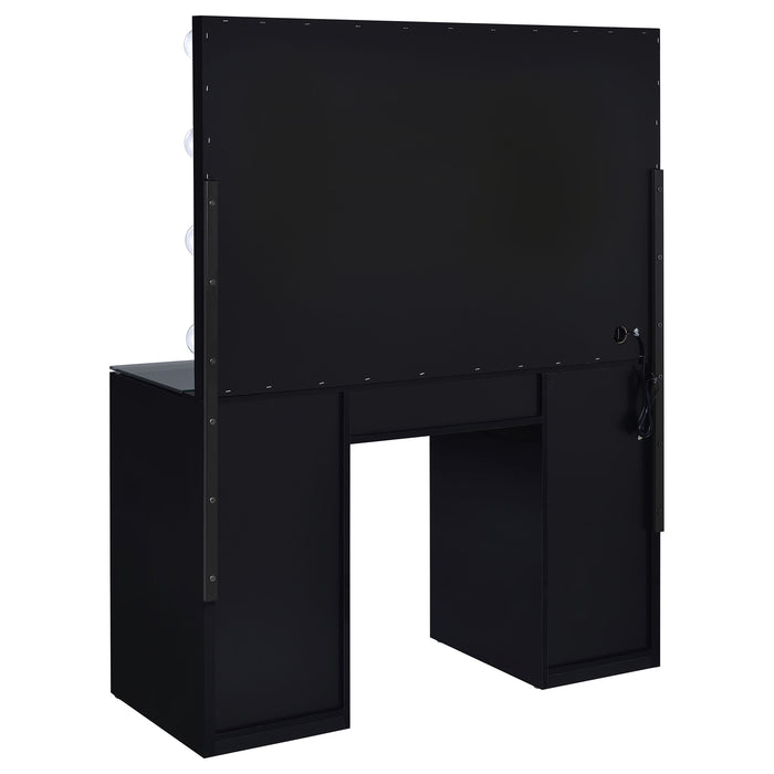 Acena Makeup Vanity Table with LED Mirror - LATIN HOME FURNITURE - (POMONA,CA)