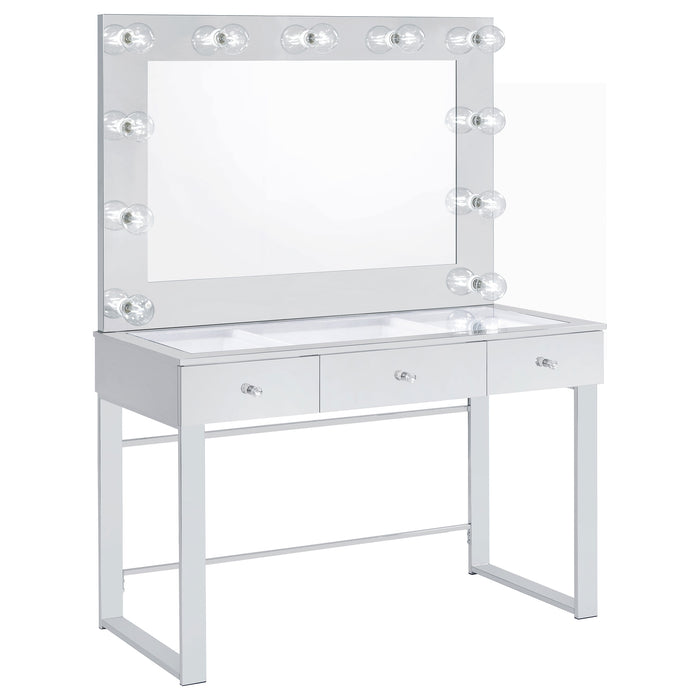 Umbridge Makeup Vanity Table with LED Mirror - LATIN HOME FURNITURE - (POMONA,CA)