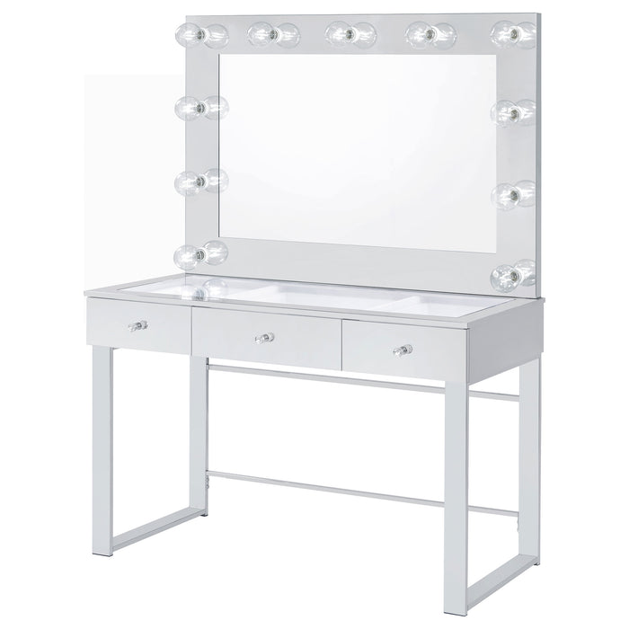 Umbridge Makeup Vanity Table with LED Mirror - LATIN HOME FURNITURE - (POMONA,CA)