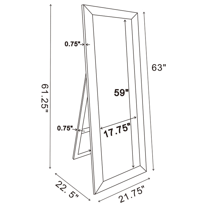 Soline Standing Mirror - LATIN HOME FURNITURE - (POMONA,CA)