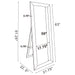 Soline Standing Mirror - LATIN HOME FURNITURE - (POMONA,CA)