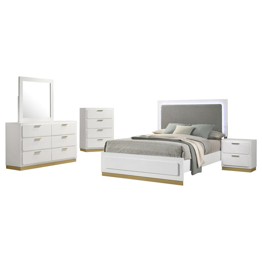 Caraway 5 Pc Bedroom Set - LATIN HOME FURNITURE - (POMONA,CA)