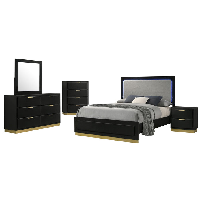 Caraway 5 Pc Bedroom Set - LATIN HOME FURNITURE - (POMONA,CA)