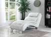 Dilleston Upholstered Chaise White - LATIN HOME FURNITURE - (POMONA,CA)