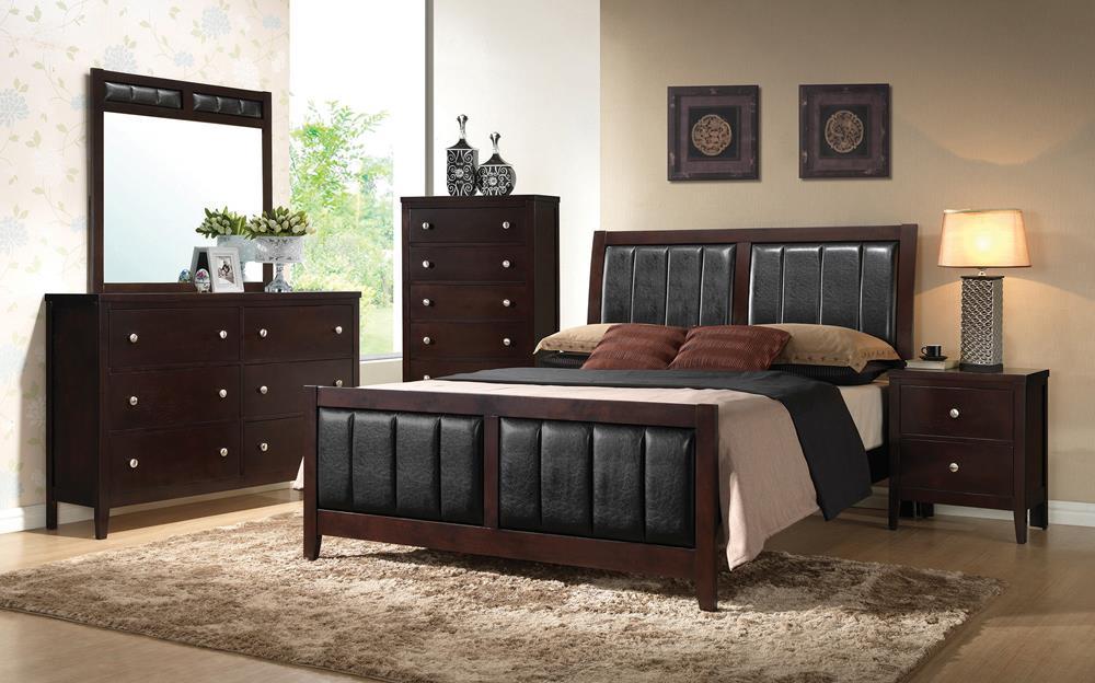 Carlton 6-drawer Rectangular Dresser Cappuccino - LATIN HOME FURNITURE - (POMONA,CA)