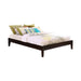 Hounslow California King, E.King, & Queen Universal Platform Bed Cappuccino - LATIN HOME FURNITURE - (POMONA,CA)