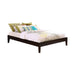 Hounslow California King, E.King, & Queen Universal Platform Bed Cappuccino - LATIN HOME FURNITURE - (POMONA,CA)