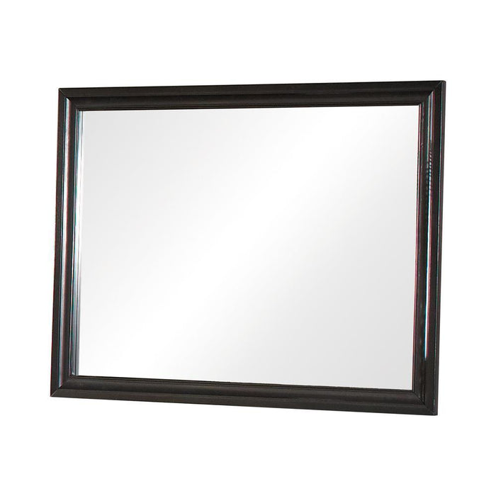 Barzini Rectangular Dresser Mirror Black