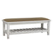 Franco Bench Brown and Antique White - LATIN HOME FURNITURE - (POMONA,CA)