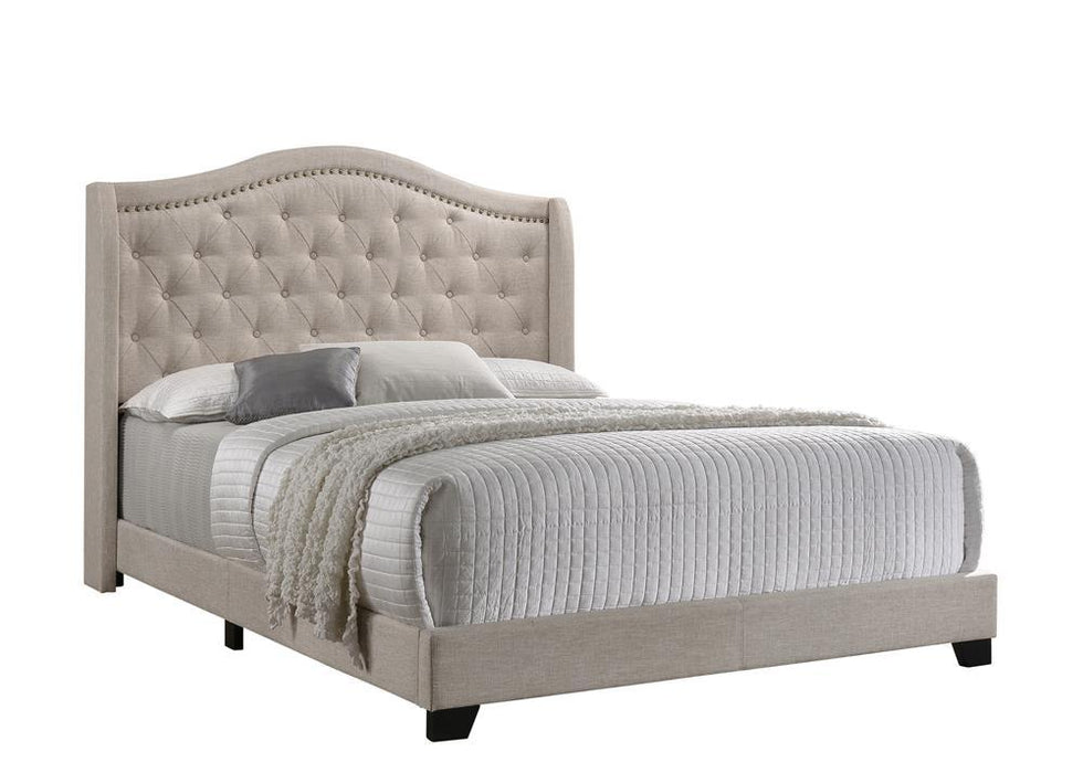 Sonoma Camel Back Full Bed Beige