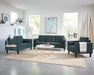 Ellison Round X-cross End Table White and Gold - LATIN HOME FURNITURE - (POMONA,CA)