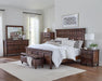 Avenue Rectangle Dresser Mirror Weathered Burnished Brown - LATIN HOME FURNITURE - (POMONA,CA)