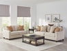 Christine Upholstered Cushion Back Loveseat Beige - LATIN HOME FURNITURE - (POMONA,CA)
