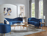 Kaelyn 2-piece Mirror Top Nesting Coffee Table Mirror and Gold - LATIN HOME FURNITURE - (POMONA,CA)