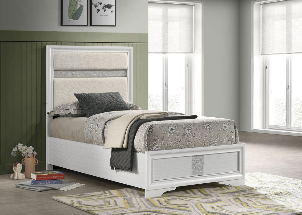Miranda Panel Bed - LATIN HOME FURNITURE - (POMONA,CA)