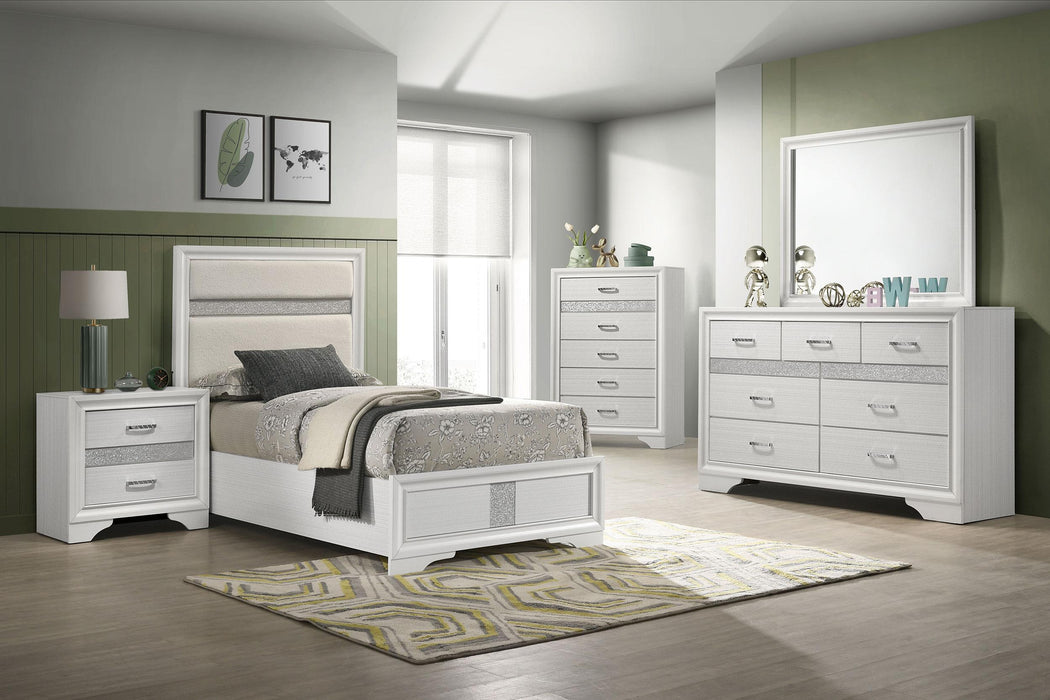 Miranda Panel Bed - LATIN HOME FURNITURE - (POMONA,CA)
