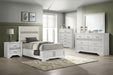 Miranda Panel Bed - LATIN HOME FURNITURE - (POMONA,CA)