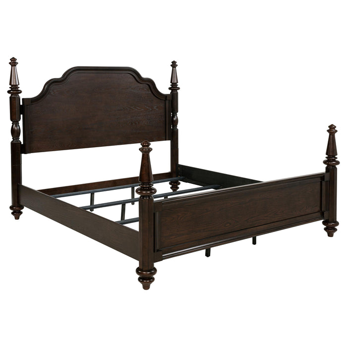 Andover Four-Poster Panel Bed - LATIN HOME FURNITURE - (POMONA,CA)